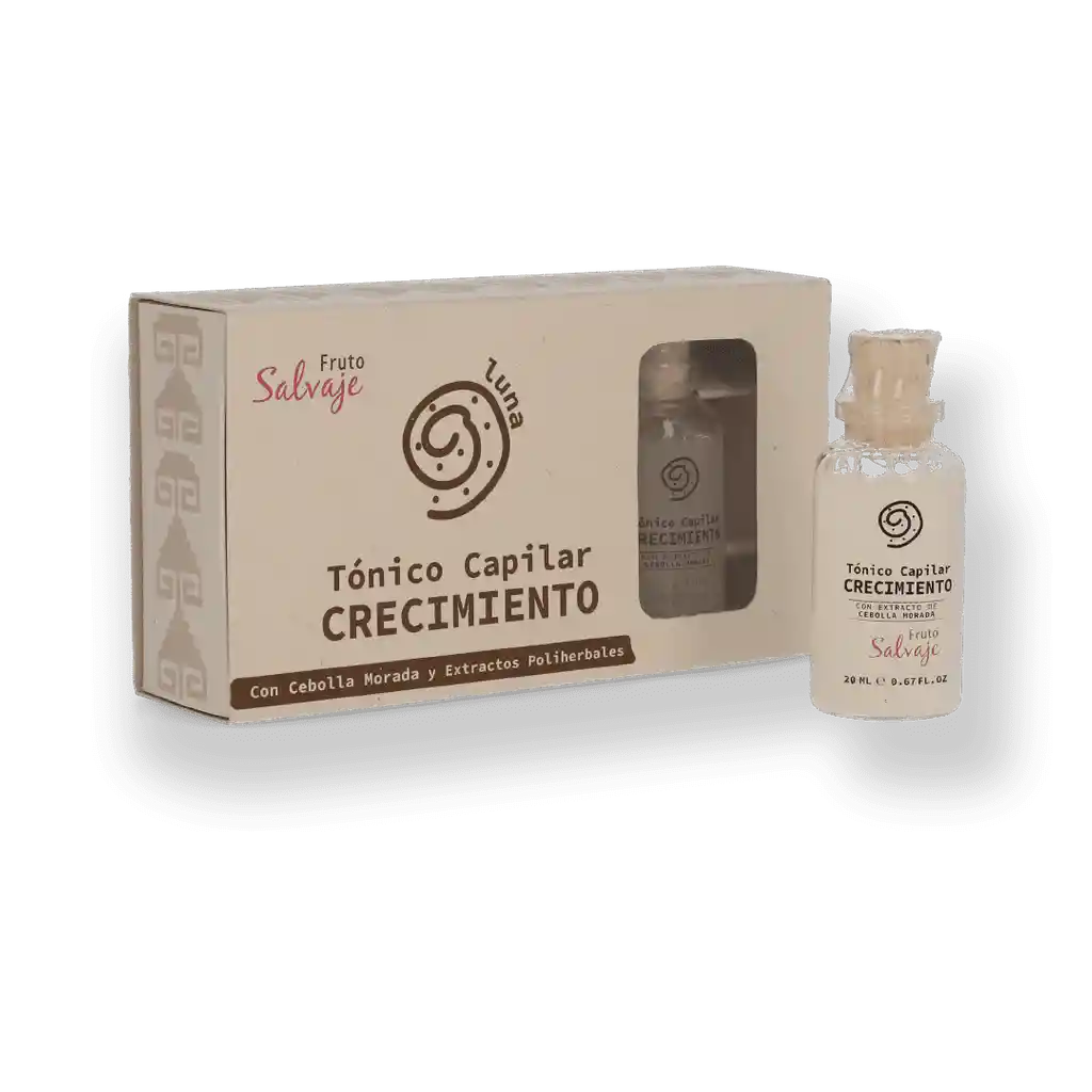 Fruto Salvaje Kit Tratamiento Capilar Con Aceite De Coco + Tónico Capilar Crecimiento