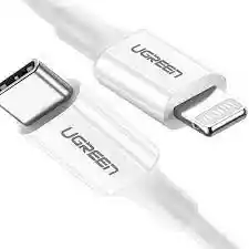 Lightning Cable Usb-C Am/M De Goma De 2 M (Blanco)