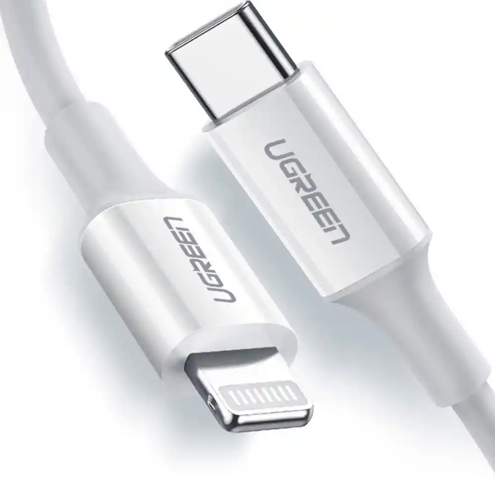 Lightning Cable Usb-C Am/M De Goma De 2 M (Blanco)