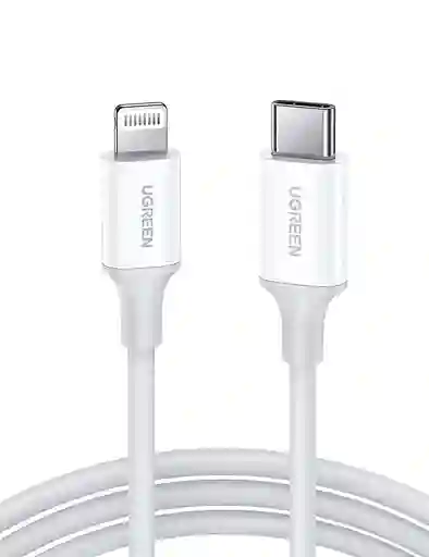 Lightning Cable Usb-C Am/M De Goma De 2 M (Blanco)
