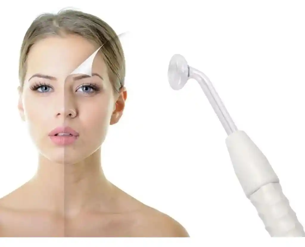 Alta Frecuencia Portátil Facial Y Corporal 4 Electrodos