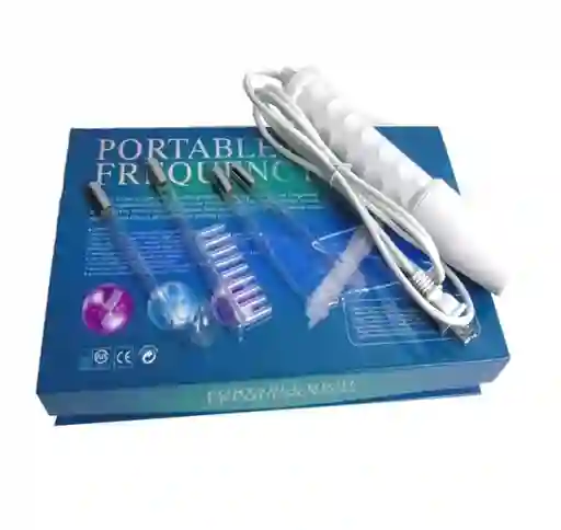 Alta Frecuencia Portátil Facial Y Corporal 4 Electrodos