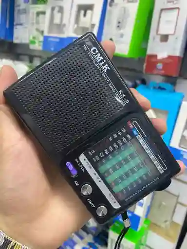 Mini Radio 9 Bandas Cmik Kk-9 Clasico De Pilas Am-fm Multifuncional