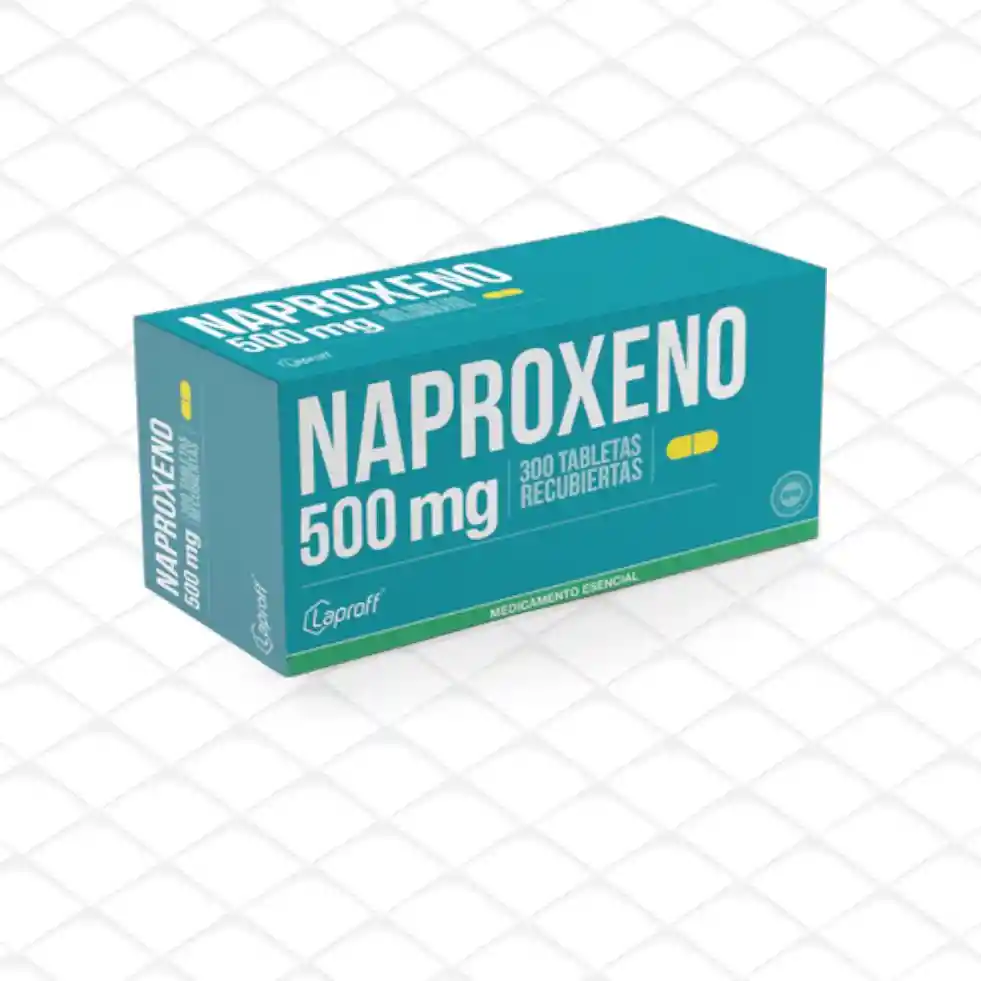 Naproxeno 500mg | Tabletas Recubiertas| Sobre X 10 | Laproff