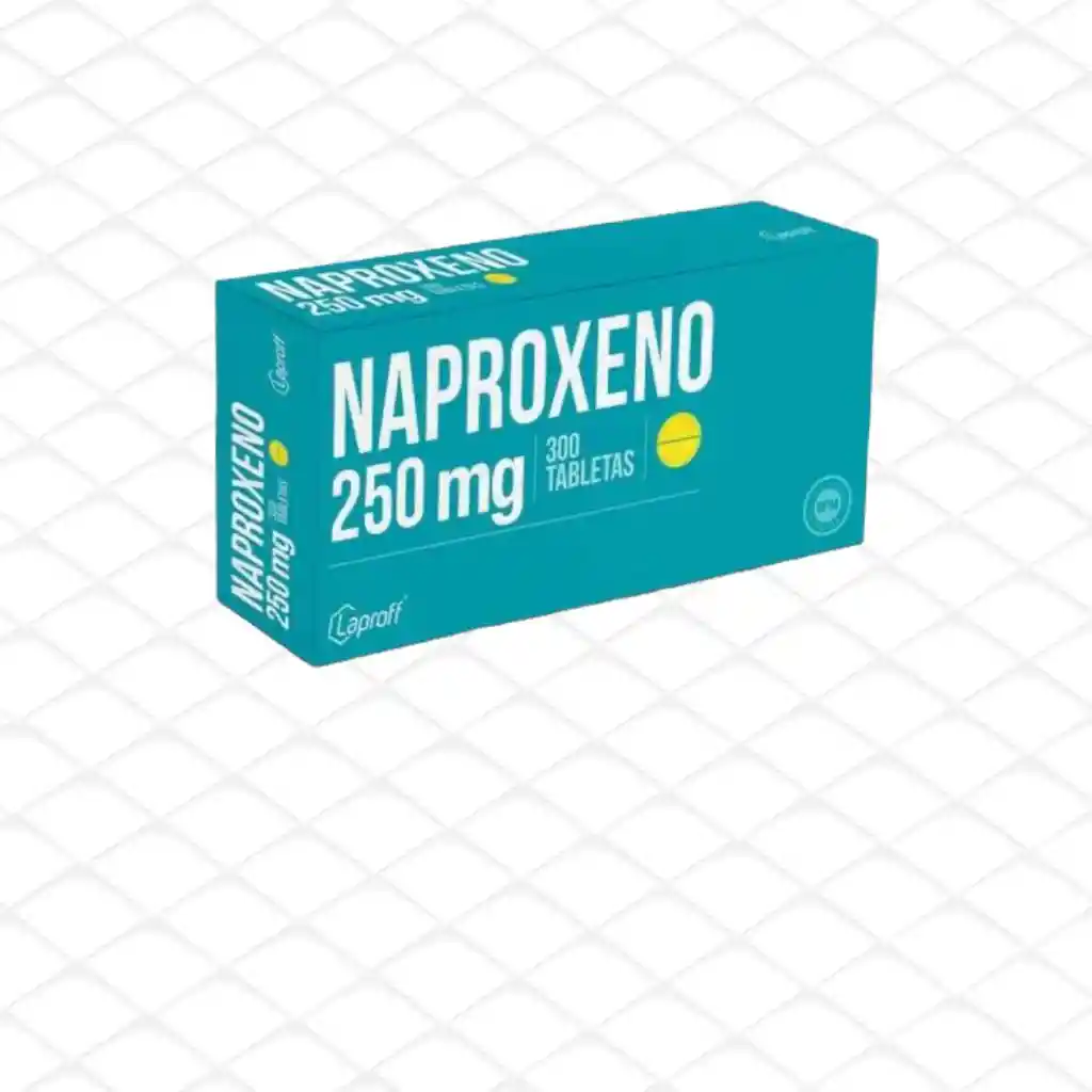 Naproxeno 250mg | Tabletas Recubiertas | Sobre X 10 | Laproff