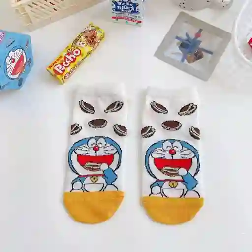Medias Tobilleras Doraemon (galletas)
