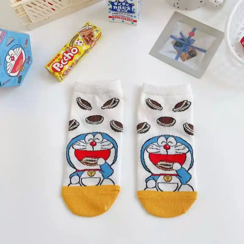 Medias Tobilleras Doraemon (galletas)