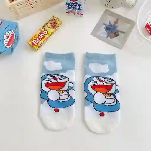 Medias Tobilleras Doraemon (nubes)