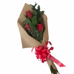 Mini Bouquet Rosas Rojas