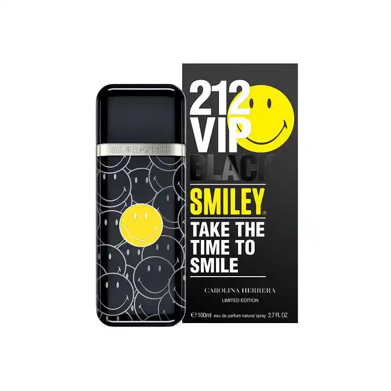 Carolina Herrera 212 Vip Black Smiley For Men Edp 100ml