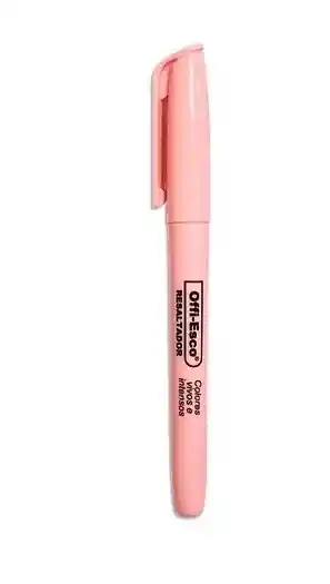 Resaltador Mediano Rosado Pastel Offi Esco Oe-532p