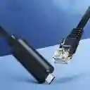 Cable De Consola Tipo C A Rj45 Plano De 1.5mt Ugreen 80186