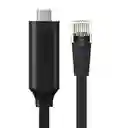 Cable De Consola Tipo C A Rj45 Plano De 1.5mt Ugreen 80186
