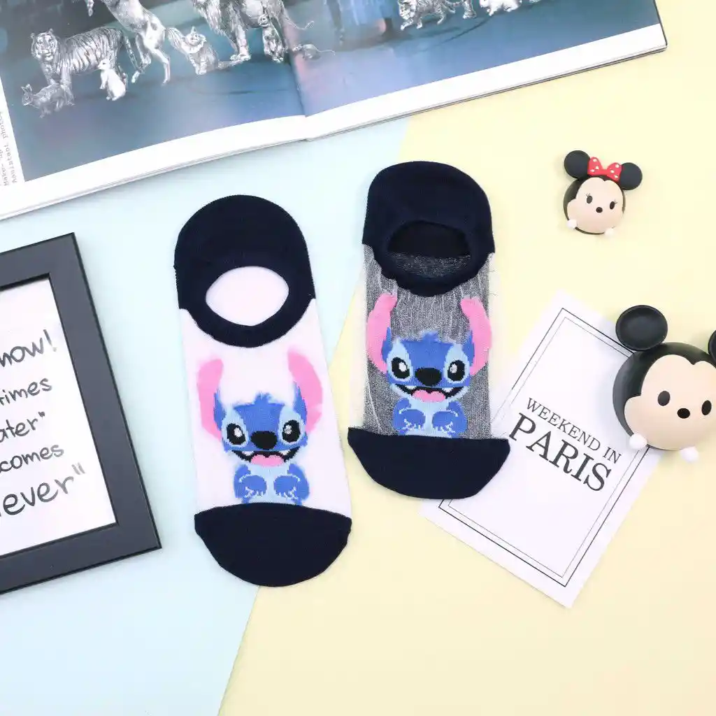 Medias Tipo Baleta Stitch Disney