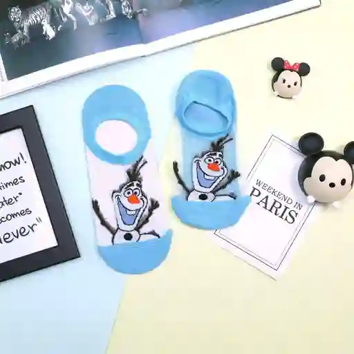 Medias Tipo Baleta Olaf Frozen Disney