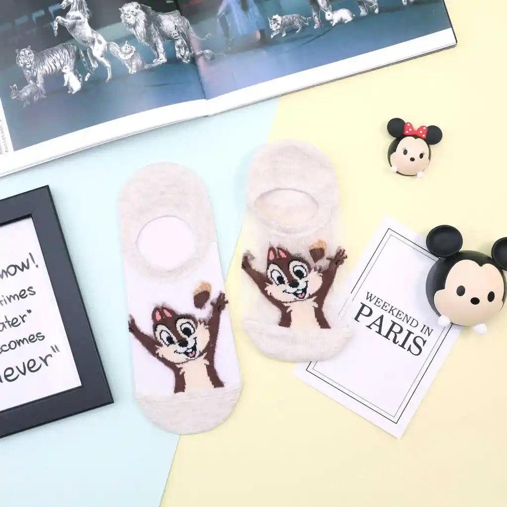 Medias Tipo Baleta Chip Disney