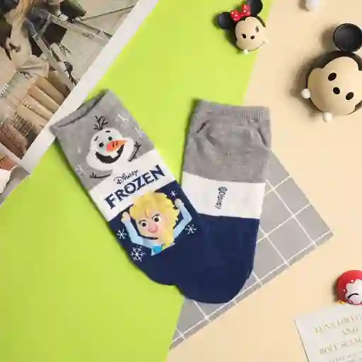 Medias Tobilleras Disney (elsa - Olaf)