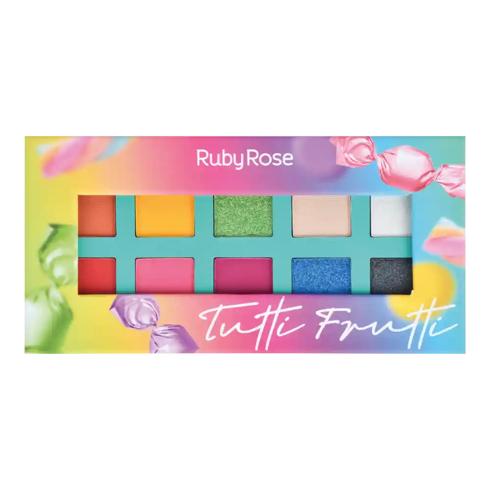 RUBY ROSEPaleta De Sombras Tutti Frutti