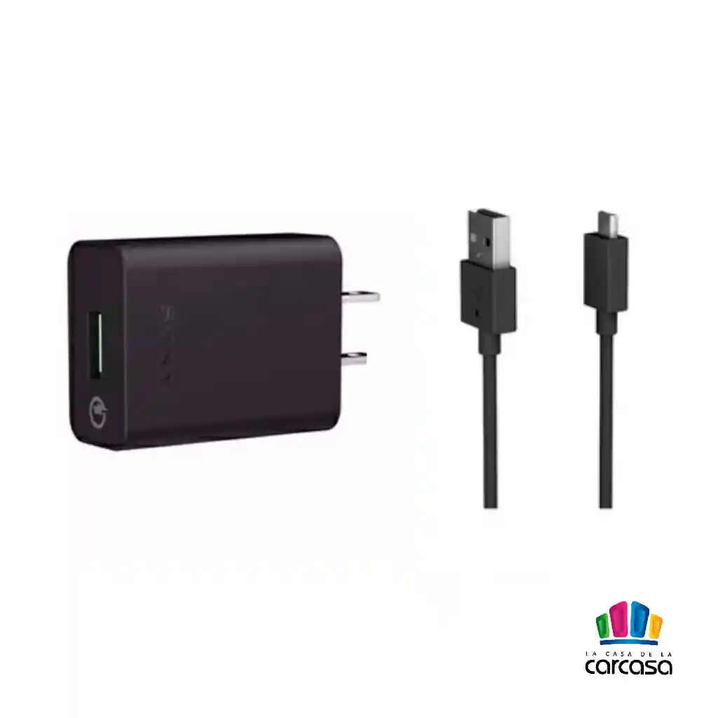 Sony Cargador (Cubo+Cable) Original/ Tipo V8