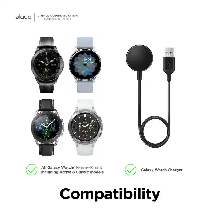 Stand Para Galaxy Watch 40/46 Mm Elago Gwt2 En Negro