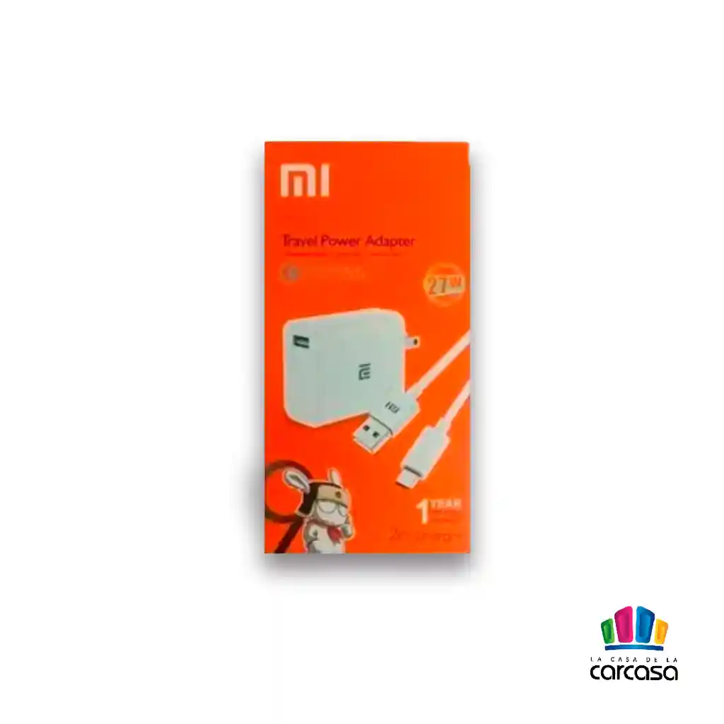 Xiaomi Cargador(Cubo+Cable) Aaatype C