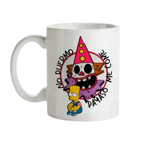 Mug Bart No Duermo Payaso Me Come