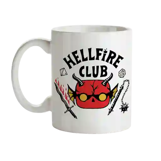 Mug Hellfire Club Stranger Things Tipo Pop