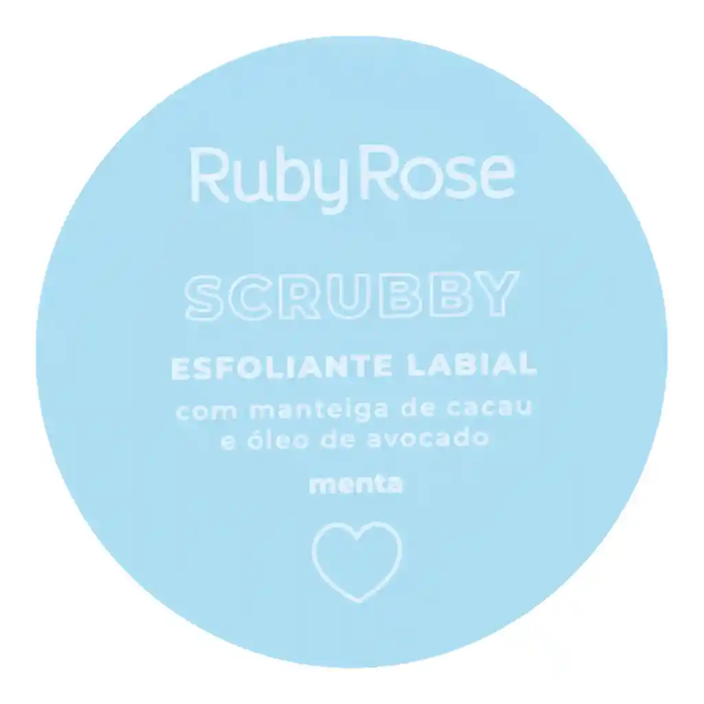 ruby rose scrubby exFoliante labial de menta