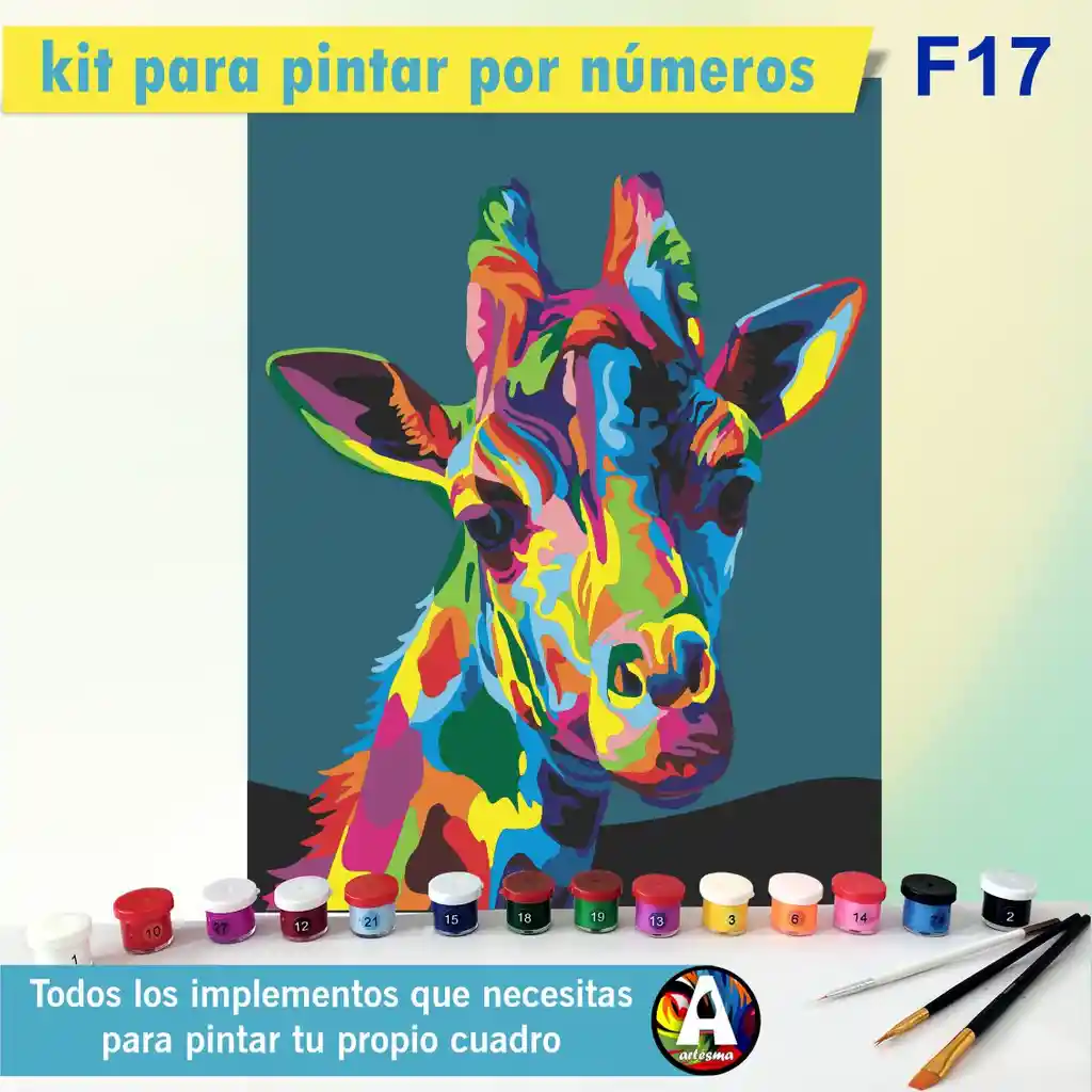 Kit De Arte Jirafa