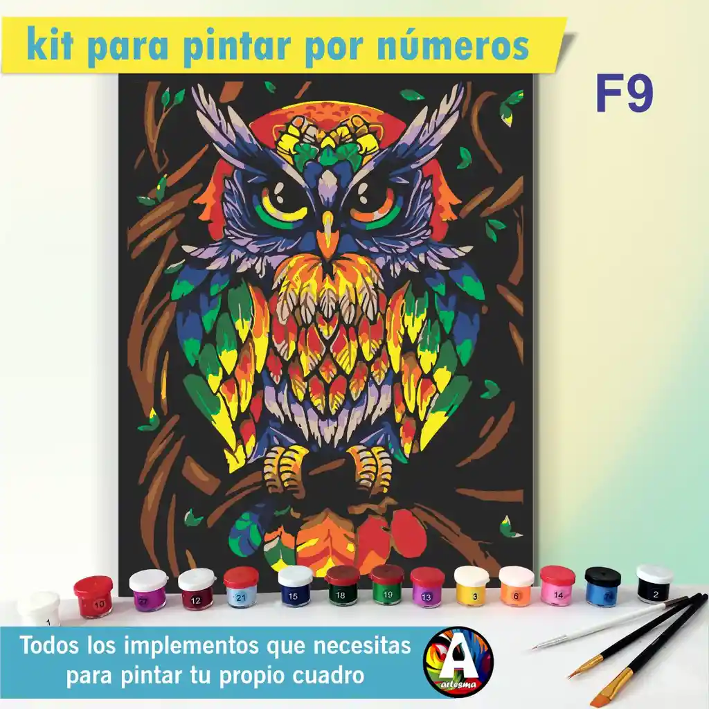 Kit De Arte Buho F9