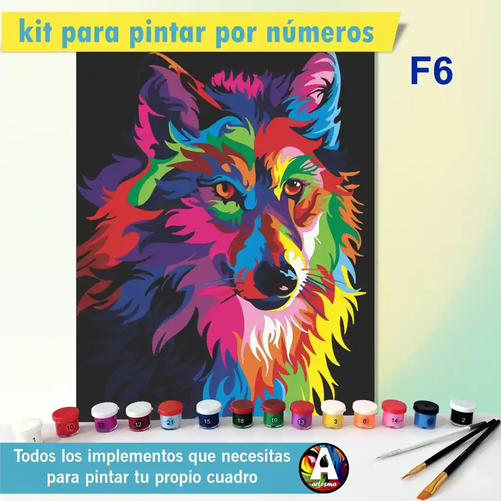 Kit De Arte F6 Lobo