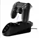 Ps4 Base Cargadora De Controles + 2 Fundas Protectoras Para Control De