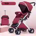 Coche Paseador Para Bebe Tipo Maleta + Toldillo Rojo 609-2