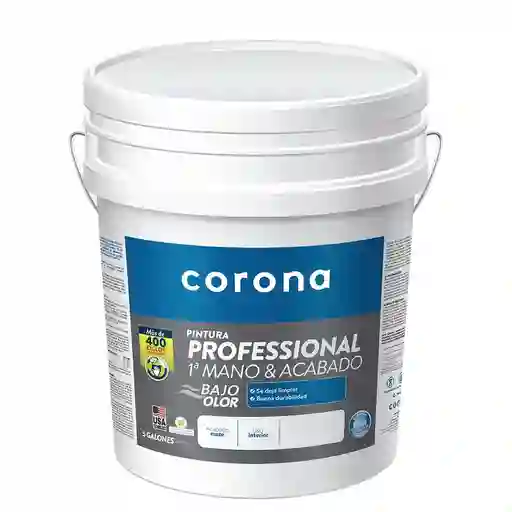Pintura Blanca Vinilo Tipo 1 Corona Cuñete (18.92 L)