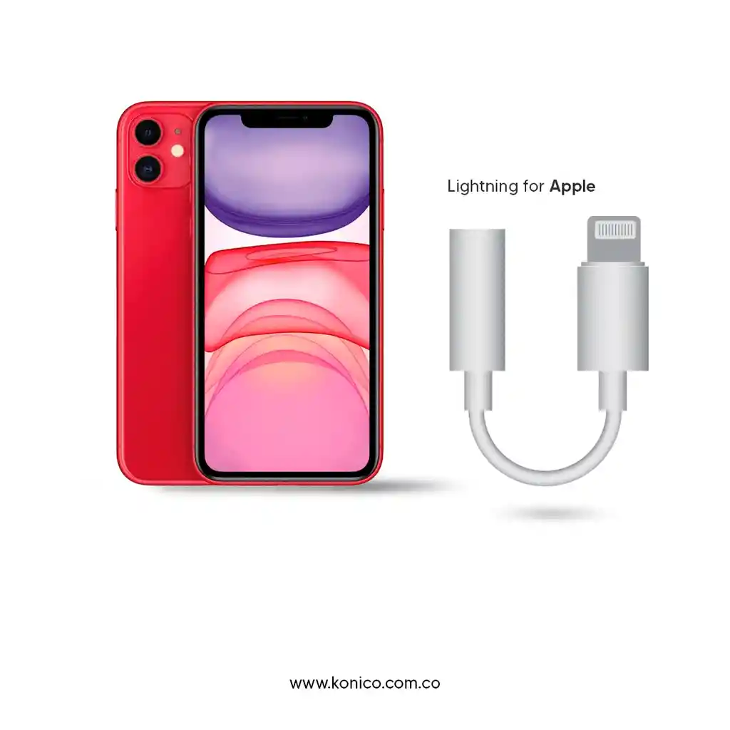 Convertidor Iphone Audífonos Jack A Lightning 3.5mm Garantía