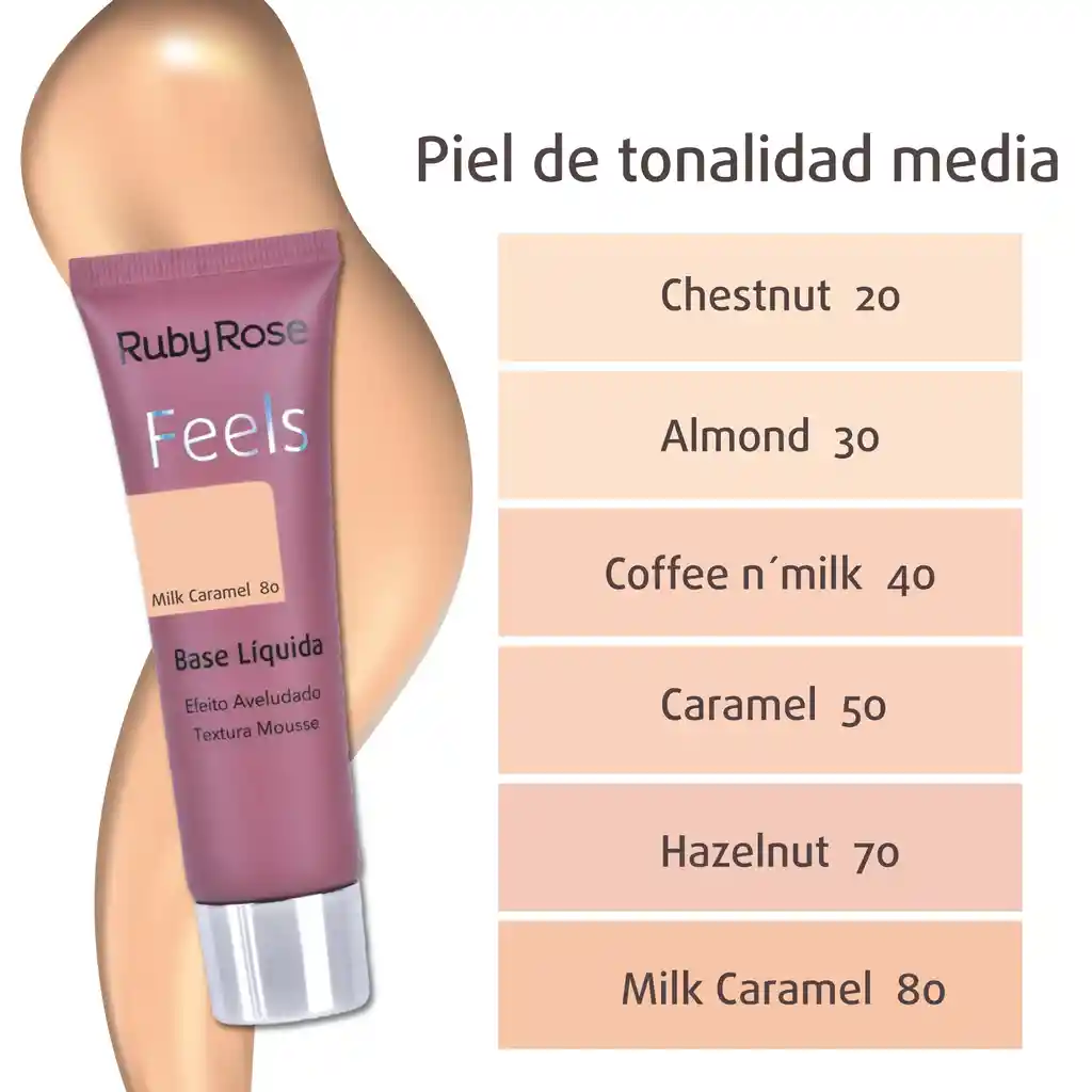 RUBY ROSEBase Feels Caramelo 50 / Caramel 50