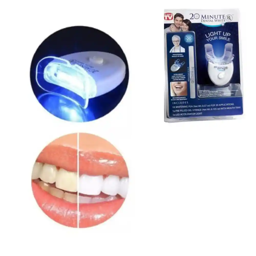 Blanqueador De Dientes Dientes Blancos 20 Minutos Blanqueado Rx (3485)