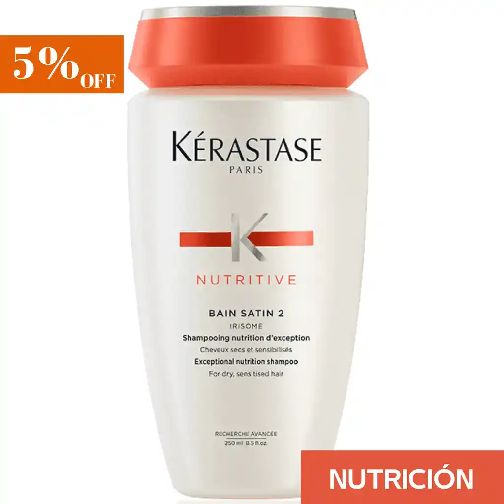 Nutrit Shampoo Nutricion Bain Satin 2 Ive X 250 Ml