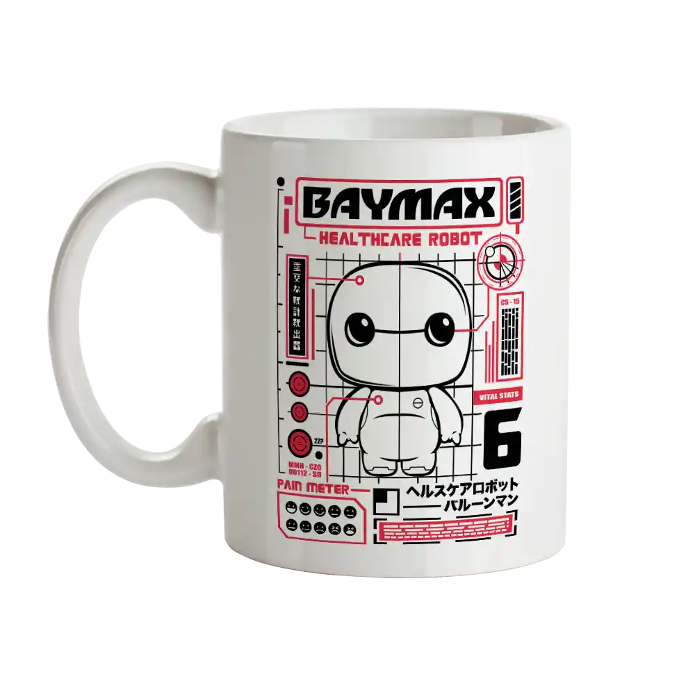 Mug Baymax Big Hero 6 Tipo Pop