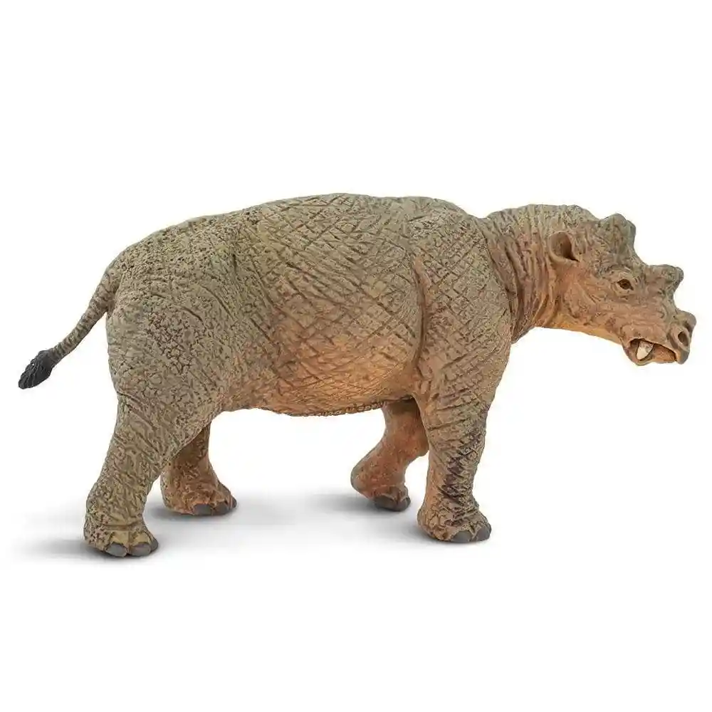 Figura De Dinosaurios Uintatherium Colección Niños Y Niñas