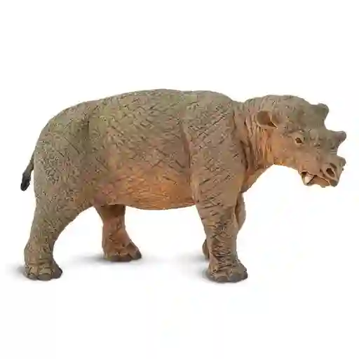 Figura De Dinosaurios Uintatherium Colección Niños Y Niñas