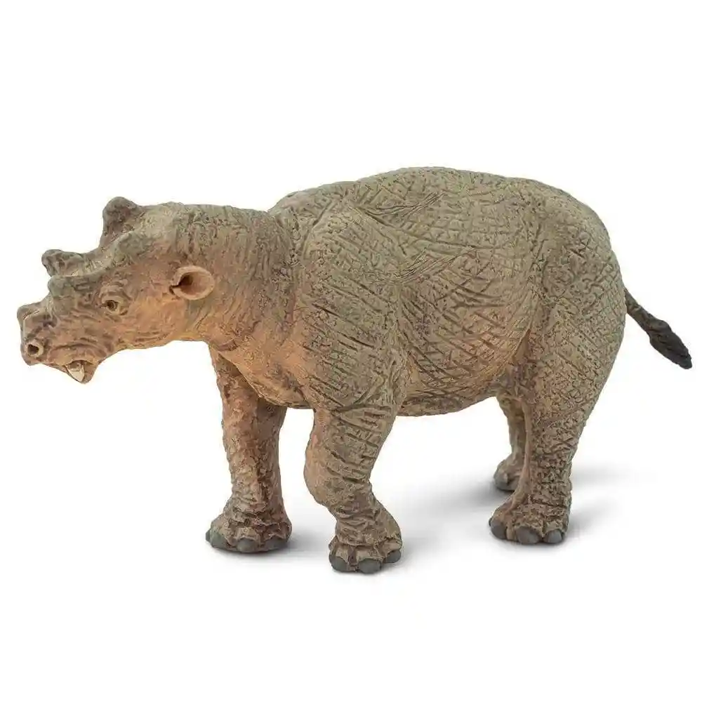 Figura De Dinosaurios Uintatherium Colección Niños Y Niñas