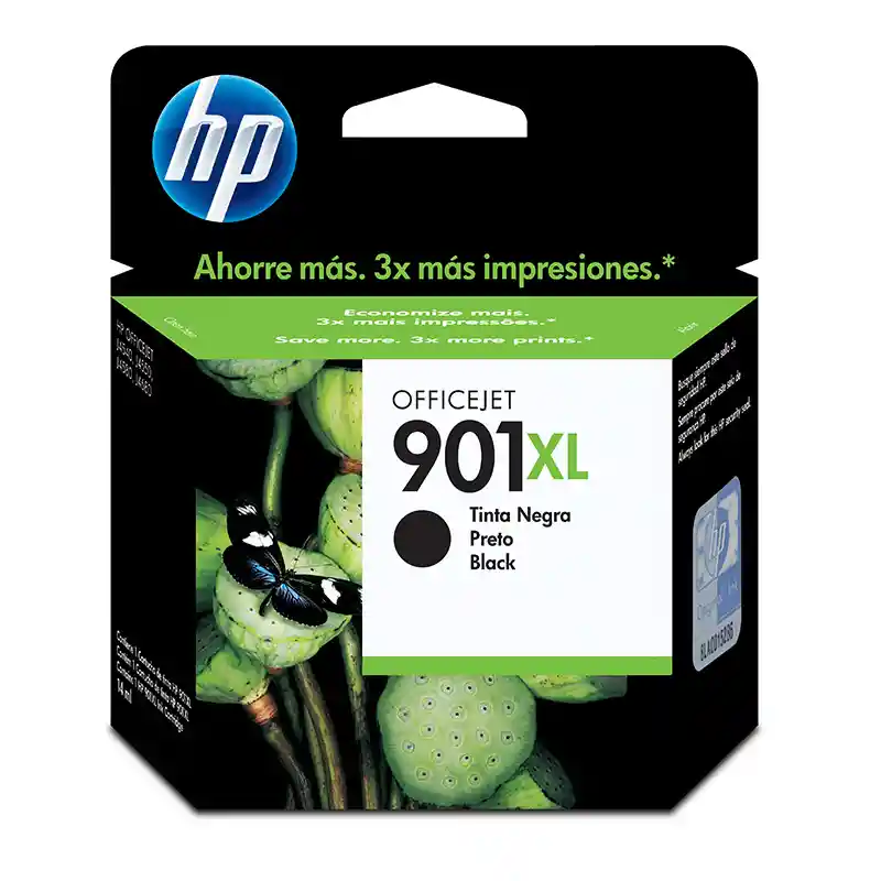Cartucho De Tinta Hp 901xl Negra Original (cc654al)