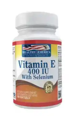 Vitamina E 400 Iu Con Selenium 100 Softgels