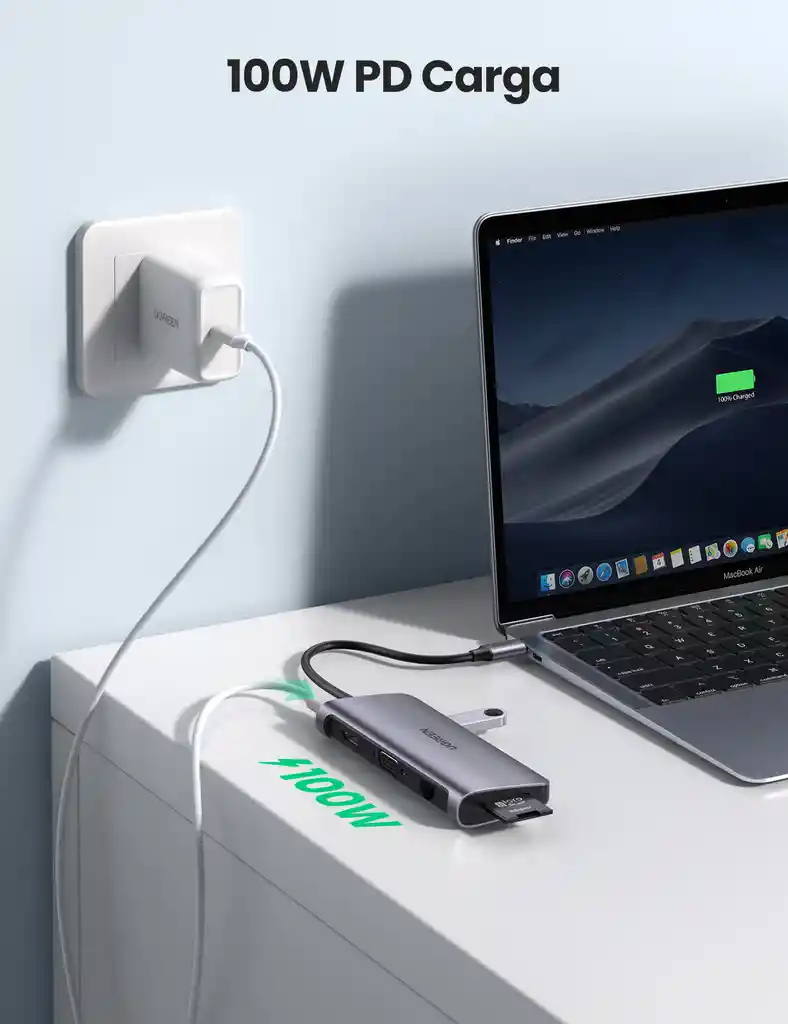 Convertidor Macbook Usb-c 9 En 1 Ugreen 40873