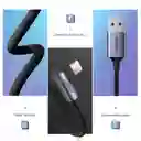 Cable Lightning A Usb 2.0 Ángulo De 90° 1mt Ugreen 60521