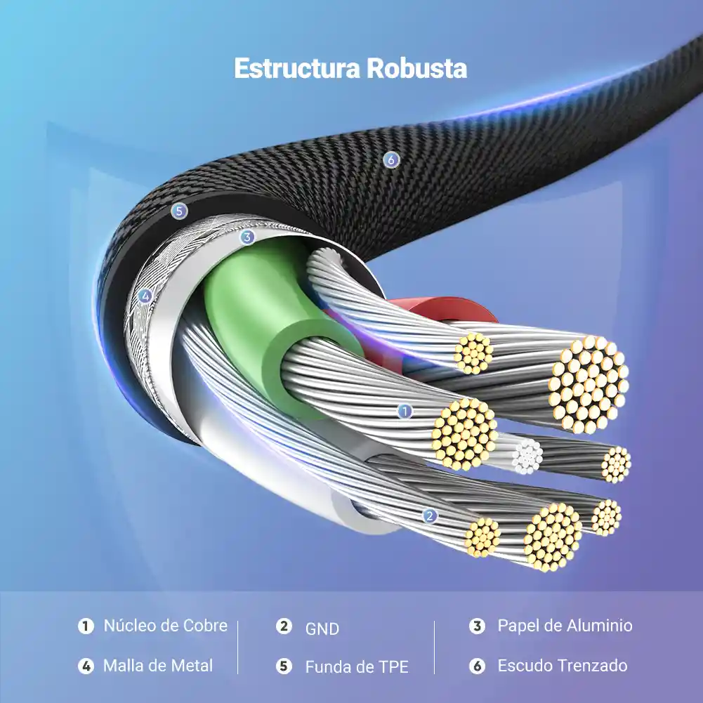 Cable Lightning A Usb 2.0 Ángulo De 90° 1mt Ugreen 60521