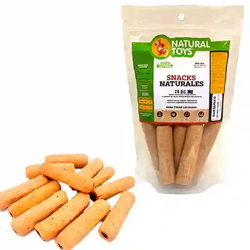 Natural Barquillo De Fibra Relleno De Carne Deshidratada(Para Perros) 200 Gr