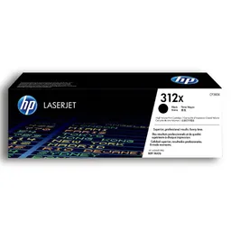 Cartucho De Toner Hp 312x Negro Alto Rendimiento Laserjet Original (cf380x)