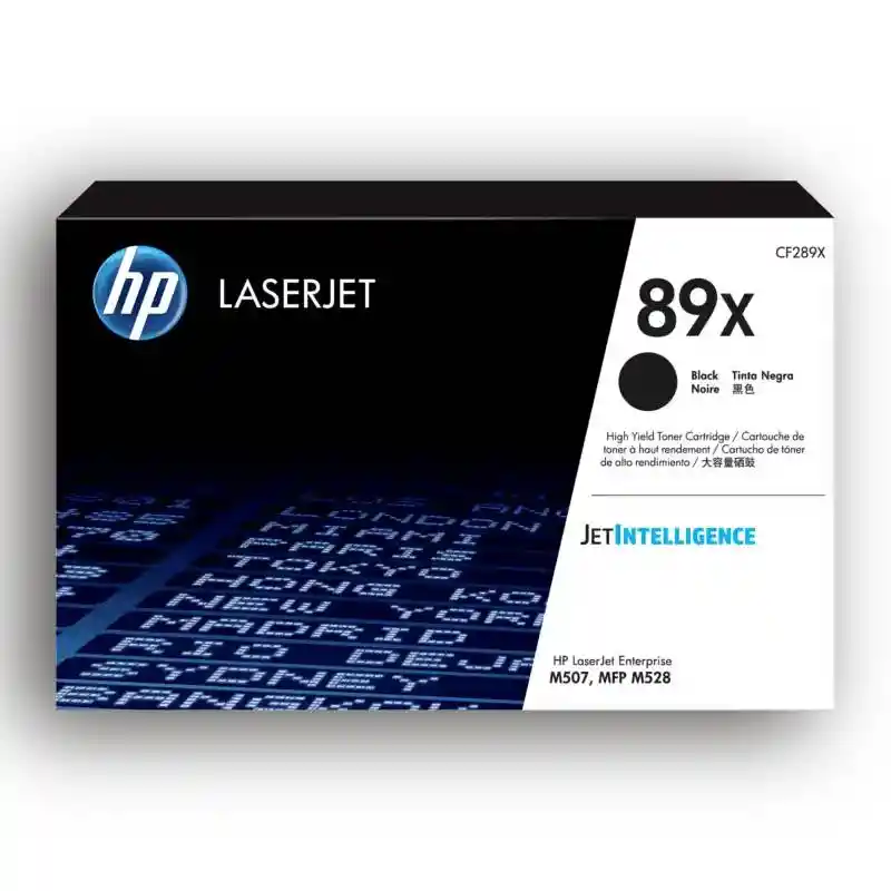 Cartucho De Toner Hp 89x Negro Laserjet De Alta Capacidad Original (cf289x)